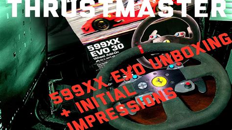 Thrustmaster Xx Wheel Unboxing First Impressio Youtube