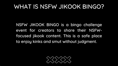 Jikook Bingo 🔞 Nsfwjikookbingo Twitter