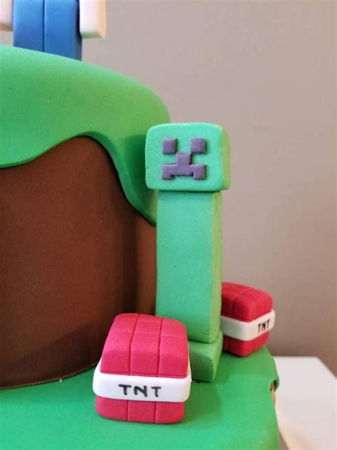 minecraft fondant edible cake topper set etsy in 2022 edible cake