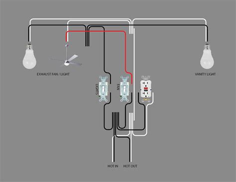 Wiring diagrams pal chrysler pt cruiser fuel filter location fuel filter on ford aspire metal halide wiring diagram for an light fixture 1983 honda accord fuel filter location. Bathroom Lighting Wiring Diagram - Electrical - DIY ...