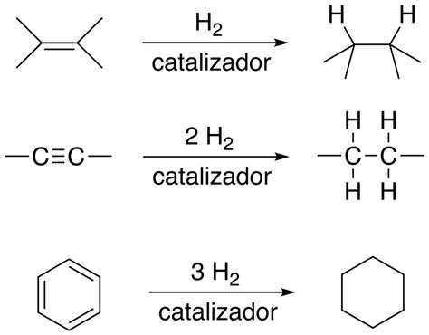 Hidrogenación Catalítica Reacción De Catalytic Hidrogenation Química