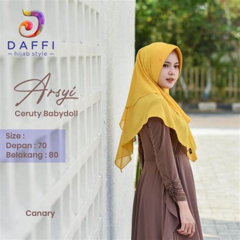 jual jilbab arsyi by daffi hijab shopee indonesia