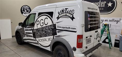 Sign Master Premier General Contracting Vehicle Wrap