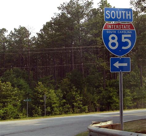 South Carolina Interstate 85 Aaroads Shield Gallery