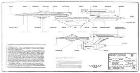 Uss Excelsior Ingram Class Blueprints Revised