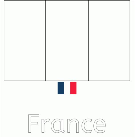 Dibujos De La Bandera De Francia Para Colorear Descargar E Imprimir
