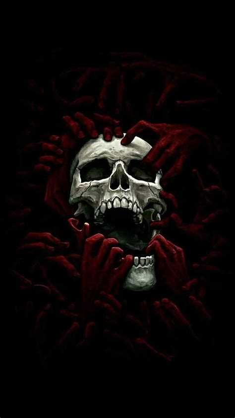 Skull And Roses Emo Skull Hd Wallpaper Pxfuel
