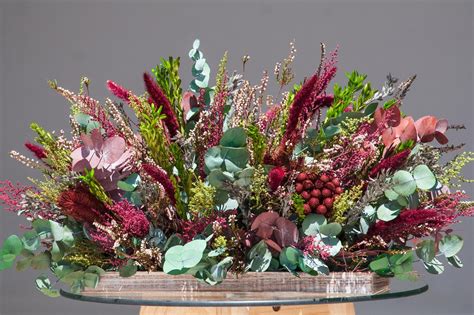 Centros de mesa de flores preservadas regalar flores online pequeña
