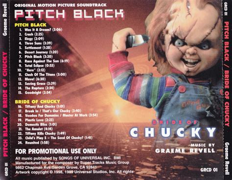 Release Pitch Black Bride Of Chucky Original Motion Picture