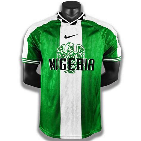 Nigeria Home Retro Soccer Jersey Maillot Match Mens First Sportwear