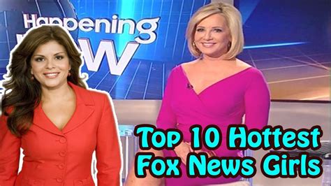 Top 10 Hottest Fox News Girls Pretty News Reader Girls Youtube