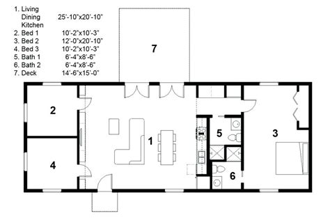 Simple Rectangle Ranch Home Plans Weston Ranch Home Plans Floor Plan