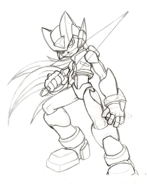 You can print or color them online at getdrawings.com for absolutely free. Megaman Zero - Zero sketch preview by THEATOMBOMB035 on ...
