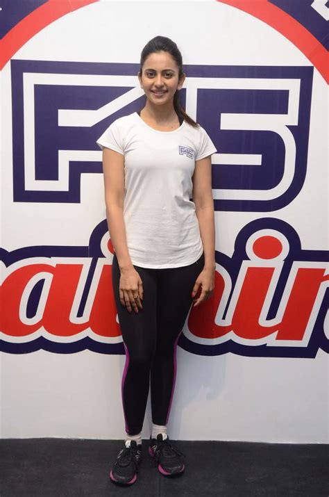 Actress Rakul Preet Singh F45 Training Fitness Gym Gallery