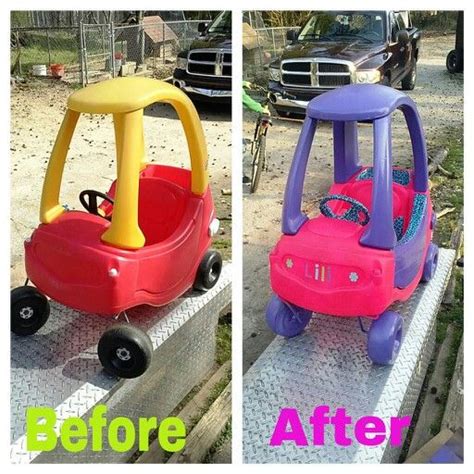 Pin By Ashley Wright On Crafts Cozy Coupe Makeover Kids Play Set