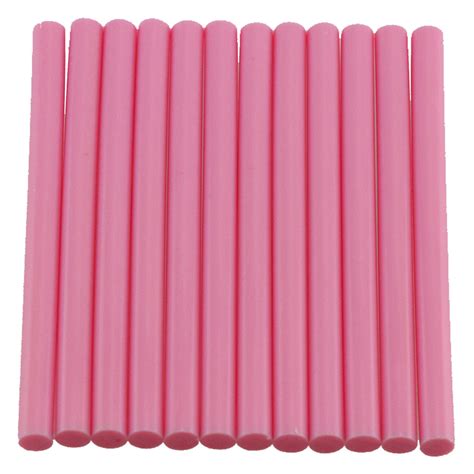 Pink Hot Glue Sticks Mini Size 4 12 Pack Surebonder