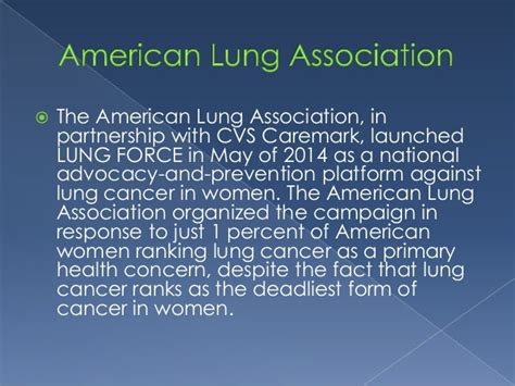 American Lung Association Launches Lung Force