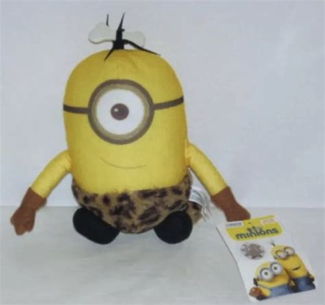 minion plush toy despicable me stuart cave man character toy minions new 23 80 picclick