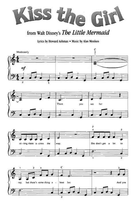 Free Printable Disney Piano Music Free Templates Printable