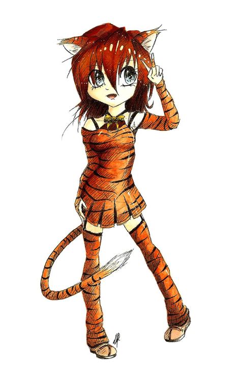 88 Best Anime Tiger Girls Images On Pinterest Tiger Girl Big Cats