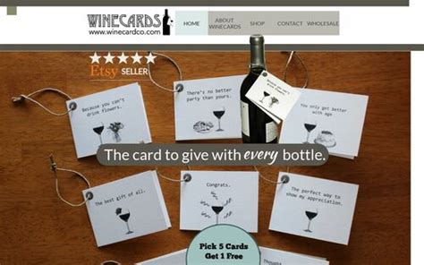 T Cards For Wine Bottles
