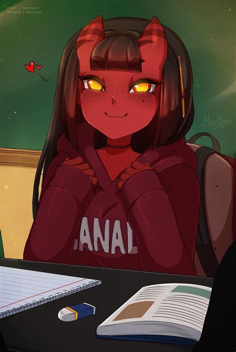 Red Devil Anime Girl