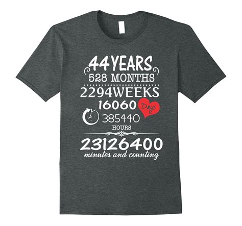 44th Wedding Anniversary T Shirt 44 Years Vintage T Vaci Vaciuk