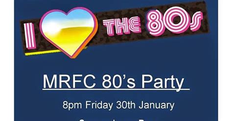 Mrfc 80s Party Mm Muscat Mutterings