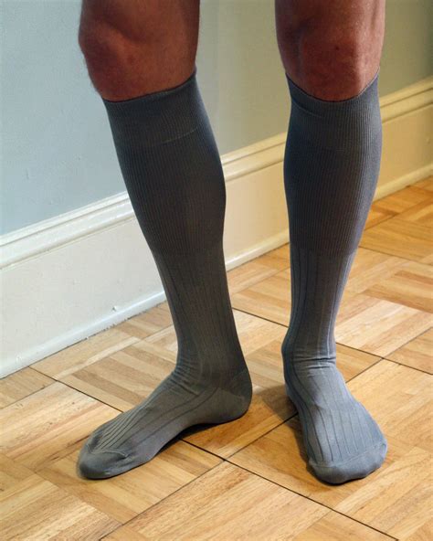 Clothing Socks And Hosiery Boardroom Socks Pima Cotton Dress Socks For Men Over The Calf Ribbed