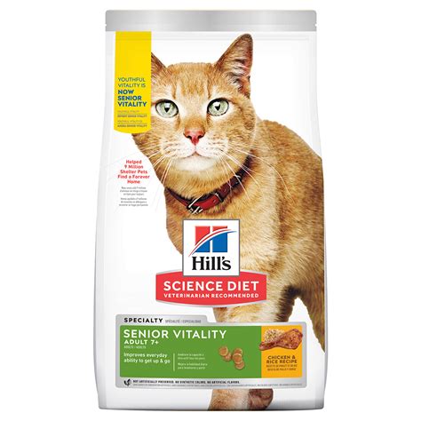 Hills Cat Senior Vitality Adult 7 272kg Hills Science Diet