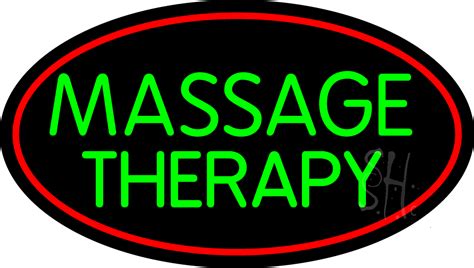 Green Massage Therapy Led Neon Sign Massage Neon Signs Everything Neon