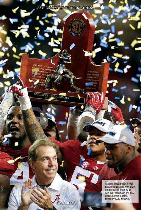 Alabama Crimson Tide 2015 Sec Champions From The Tuscaloosa Magazine