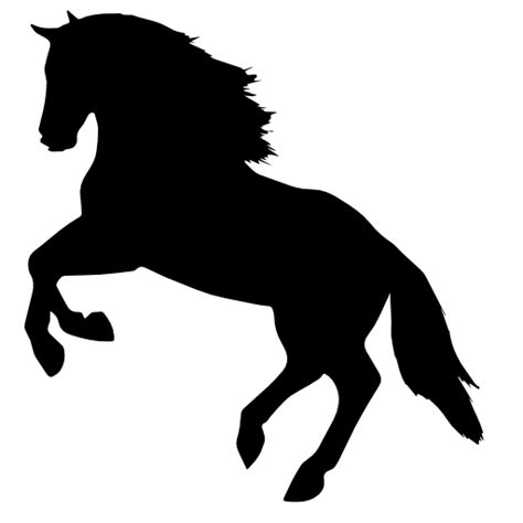 Horse Icon Horse Silhouette Vector Png Download 512512 Free