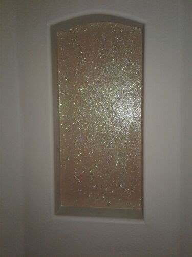 Rust Oleum 323860 Glitter Interior Wall Paint Iridescent Clear For