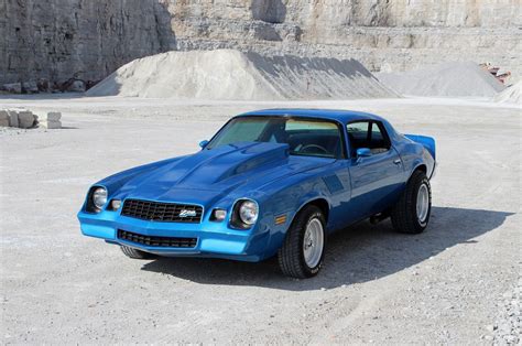 1978 Chevy Camaro Z28 Poster 24 X 36 Inch Blue Front Etsy