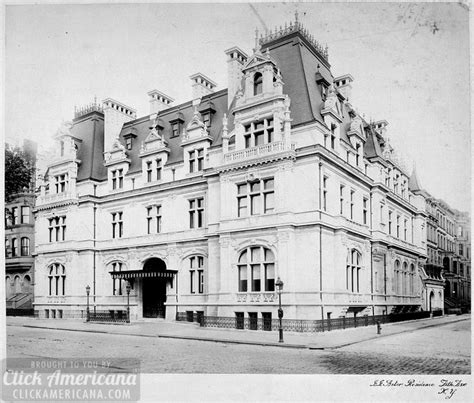 See Grand Gilded Age New York Mansions On Fifth Avenue During The 1800s
