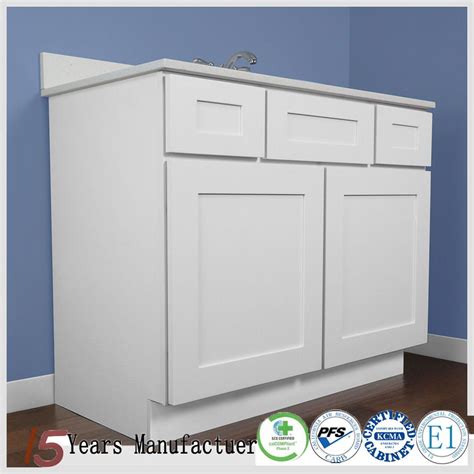 Our ready to assemble cabinets for your bath vanities will improve any bathroom cabinet. American RTA White Wood Bathroom Vanity Cabinet With Sink ...