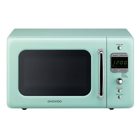 700w Daewoo Kor 7lrem Retro Countertop Microwave Oven 07 Cu Ft Mint