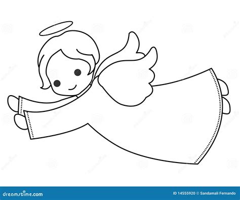 Cute Angel Stock Vector Illustration Of Artistic Care 14555920