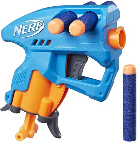 Buy Nerfnanofire Blaster Blue Single Blaster With Dart Storage