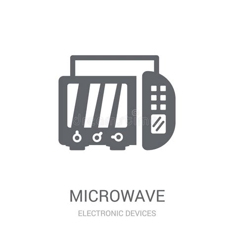Microwave Icon Trendy Microwave Logo Concept On White Background From