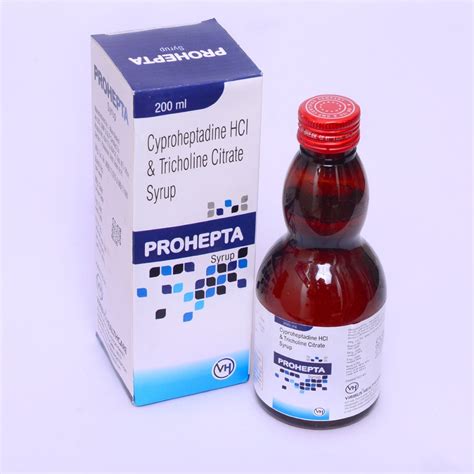 Cyproheptadine Hcl And Tricholine Citrate Syrup For Clinical Packaging
