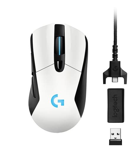 Logitech G703 Wireless Optical Gaming Mouse With Rgb Lighting White 910