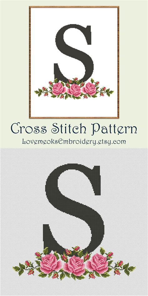 We did not find results for: Flower capital letter S cross stitch pattern PDF Modern ...