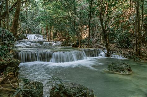 Huai Mae Khamin Waterfall Tier 1 Khuean Srinagarindra National Park