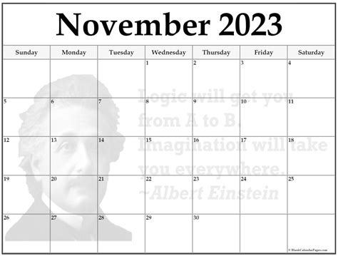 24 November 2023 Quote Calendars