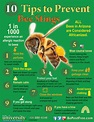 Infographic: Ten Tips to Prevent Bee Stings | University Termite and Pest