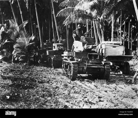 world war ii guadalcanal nu s marine tank units on guadalcanal in the solomon islands