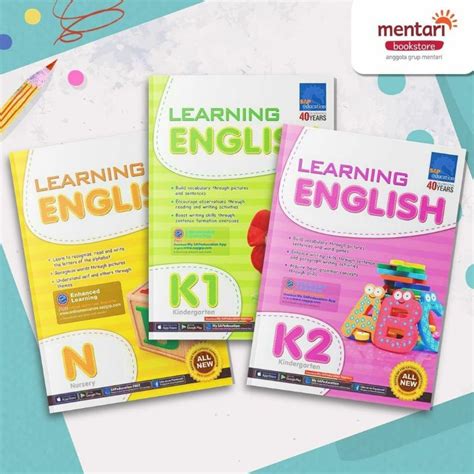 Jual Learning English Buku Pelajaran Bahasa Inggris TK Shopee Indonesia