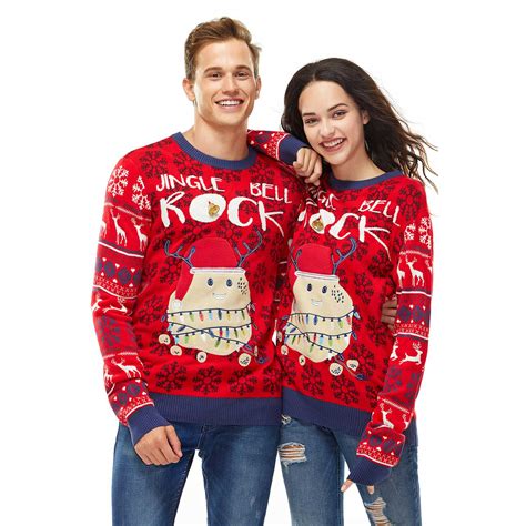 Celebrate The Festive Season With Couples Ugly Christmas Sweater Repeat No You Look Ugly Today